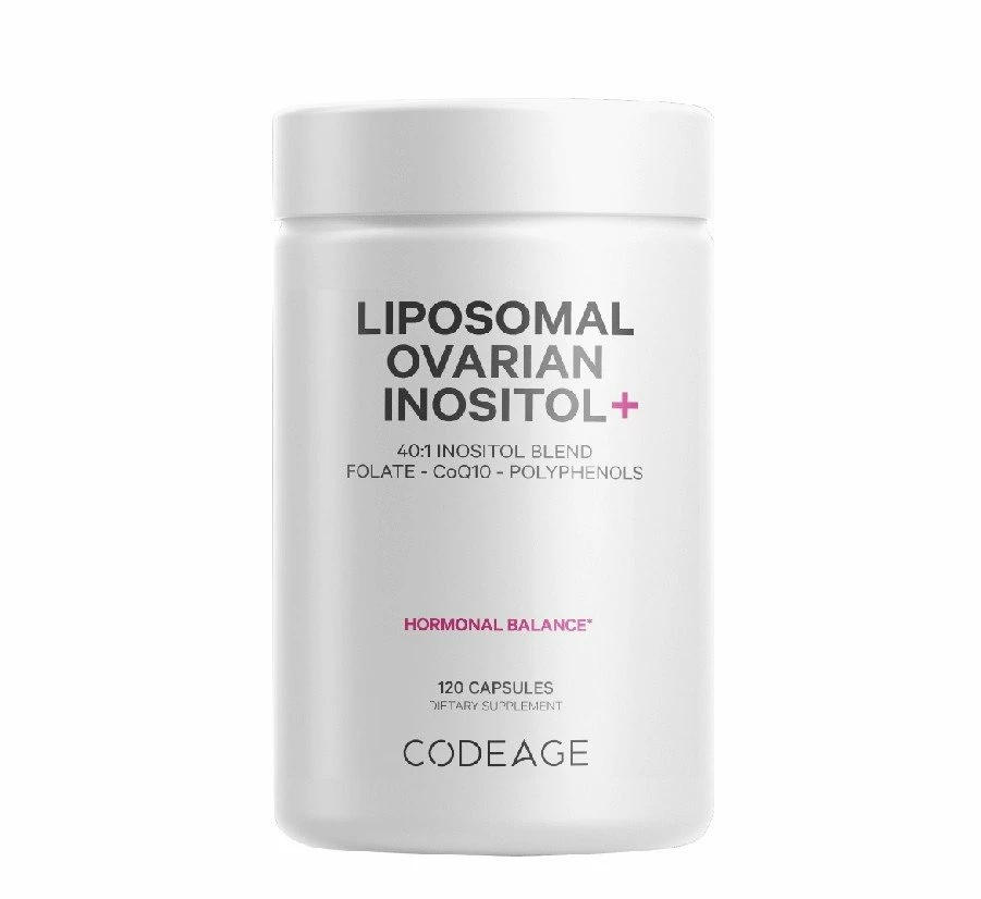 Viên uống cân bằng nội tiết tố Codeage - Liposomal Ovarian Inositol 120 viên