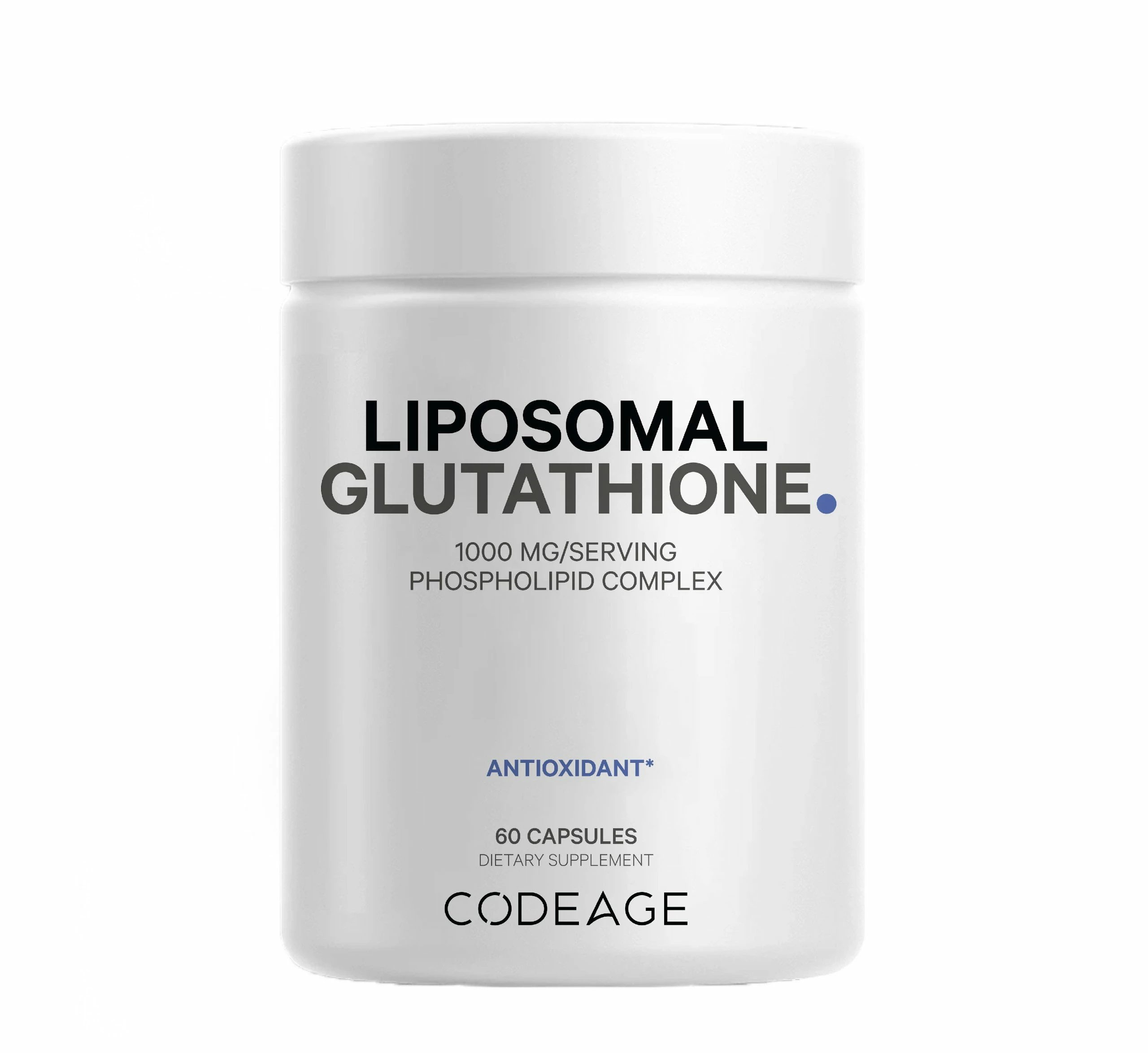 Liposomal Glutathione 1000mg Codeage Chống oxy hóa Giúp trắng sáng da Thải độc gan 60 viên