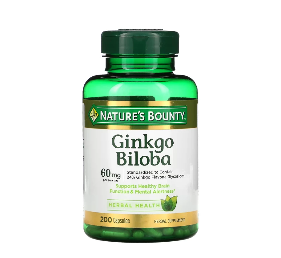 Bổ não Gingko Biloba 60 mg Nature's Bounty Mỹ